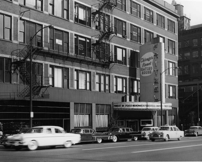 Exterior of Fritzel’s Restaurant- Chicago’s Finest Eating House at 201 N. State Street