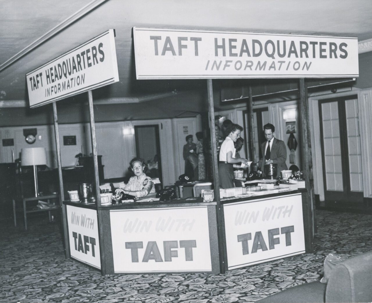Robert A. Taft headquarters at the 1952 Republican National Convention
