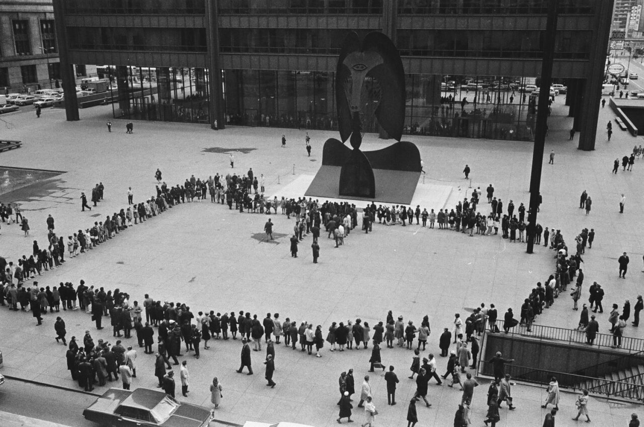 Mock funeral for Board of Education at Civic Center