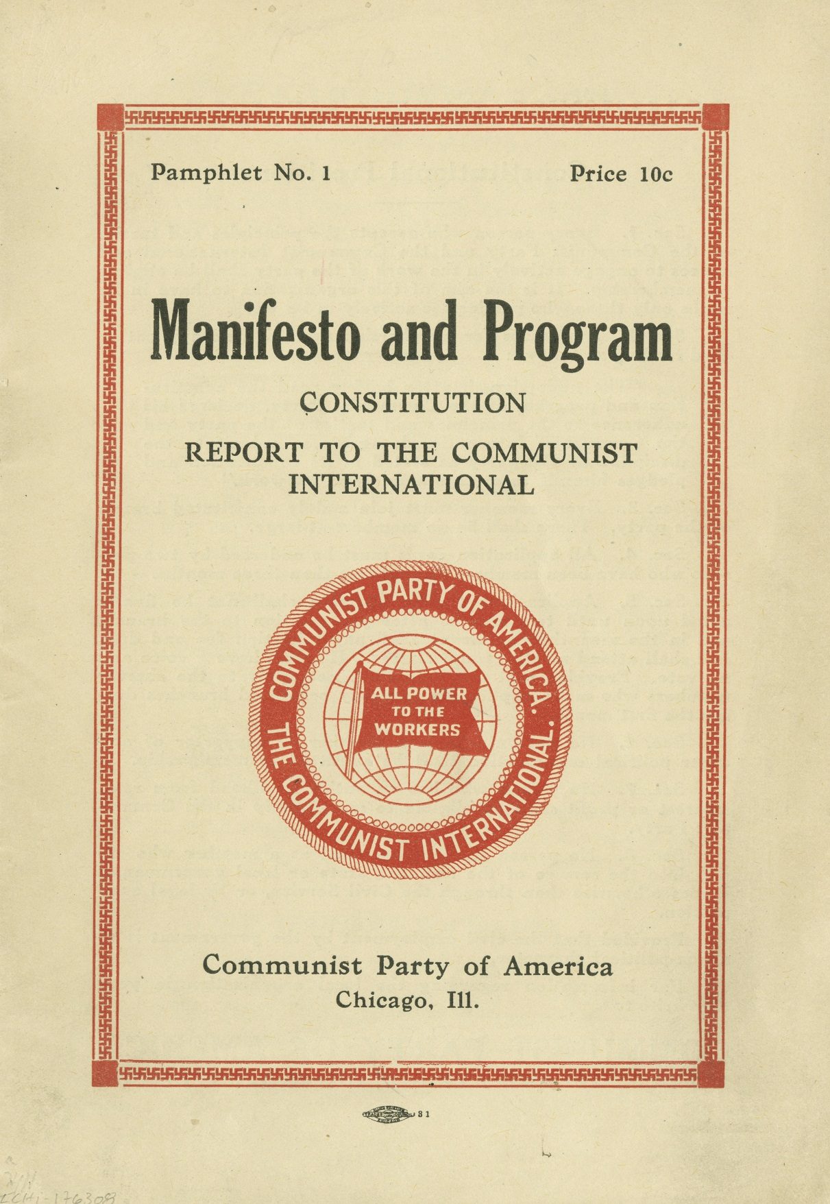 Communist Party pamphlet-i176308