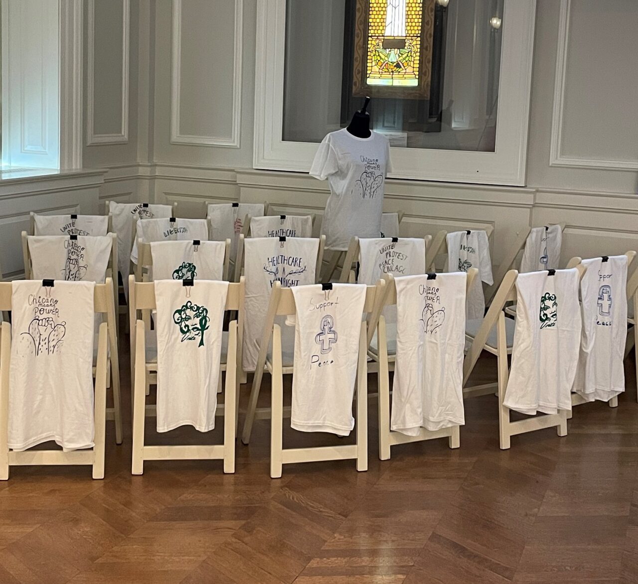 Showcase Silkscreen T Shirt Installation View B