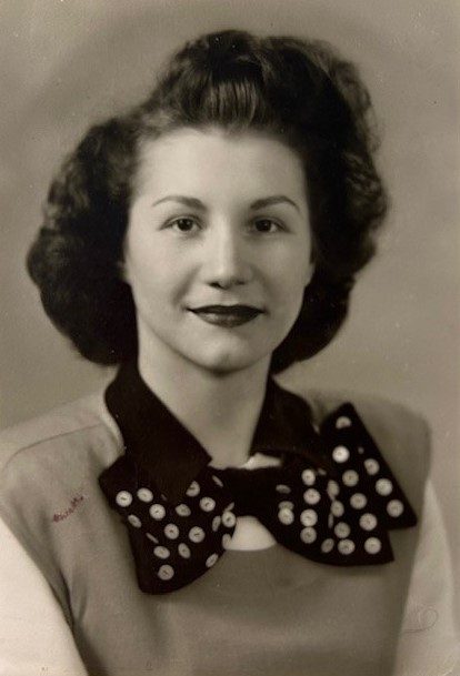 Head and shoulders portrait of Wilma V. Low