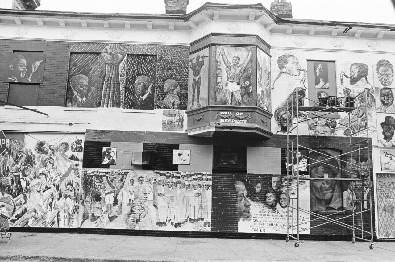 ‘Wall of Respect’ mural of black heroes